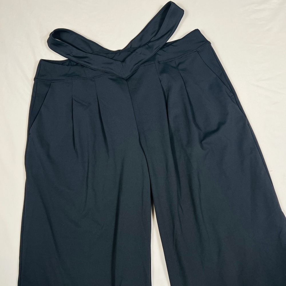 Halara DayStretch V Shaped Mid Rise Cut Out Casual Baggy Pants with Pockets XL R